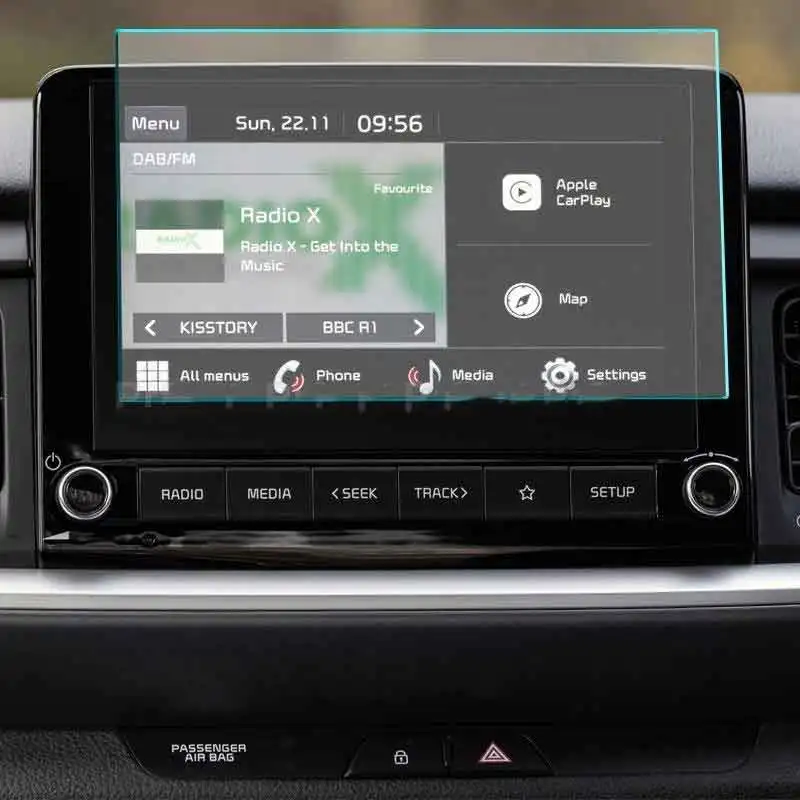 

Для Kia Stonic 2021 2022 8-дюймовый автомобильный радиоприемник GPS навигация система связи Закаленное стекло Защитная пленка для экрана