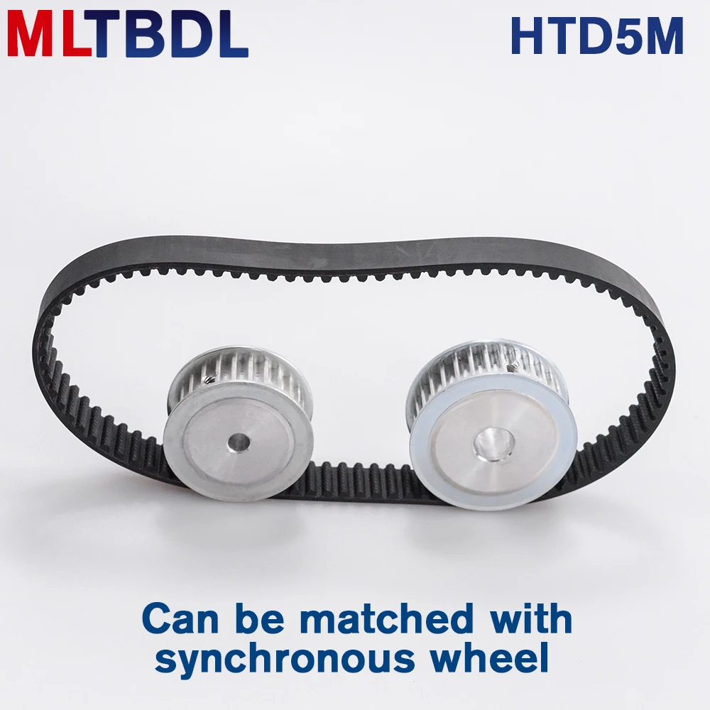 HTD 5M Timing Belt 315/320/325/330mm Length 10/15/20/25mm Width 5mm Pitch Rubber Pulley Belt Teeth 63 64 65 66 synchronous belt