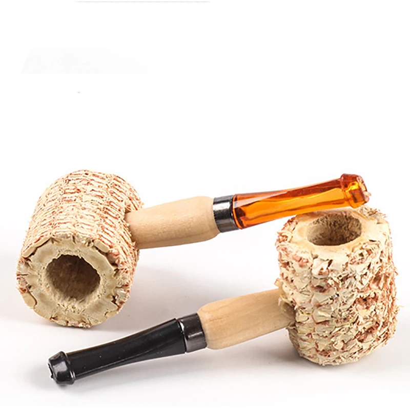 Unique Mini Corn Cob Material Cigarette Tobacco Pipes Smoking Pipe Smoking Cigarette Holder Mouthpiece Accessories