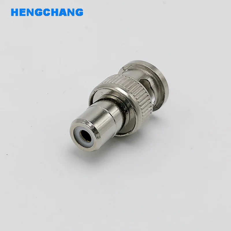 BNC to RCA connector BNC Male to RCA Female Straight Convert Connector Adapter 50pcs