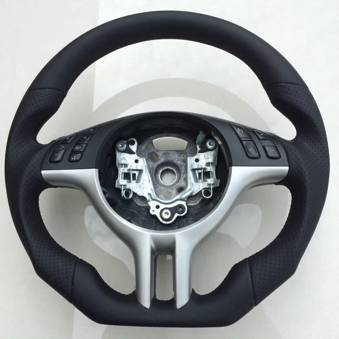 Customized Leather Steering Wheel For BMW E46 2000 2001 2002 2003 2004 2005 2006