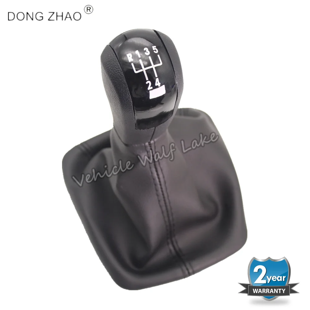 

For Skoda Octavia A5 A6 1Z5 Facelift Sedan & Combi 2009 2010 2011 2012 2013 Car 5 Speed Gear Stick Shift Knob With Leather Boot