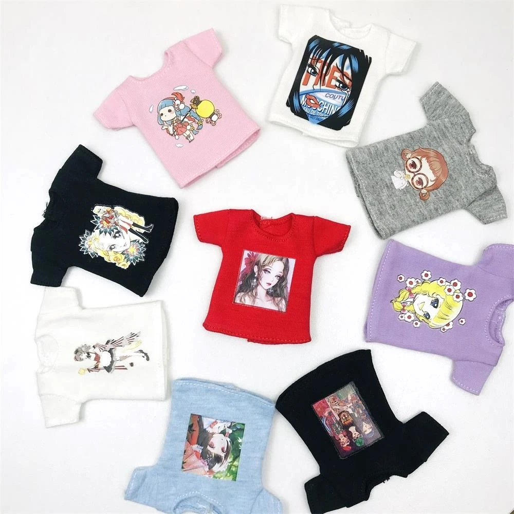 1PCS New Fashion Blyth clothest    Printed Tops for Licca Azone 1/6 Dolls Clothes  Accessories