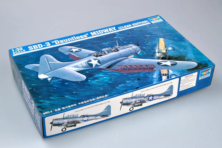 Trumpeter 02244 1/32 SBD-3 Dauntless MIDWAY(CLEAR EDITION)