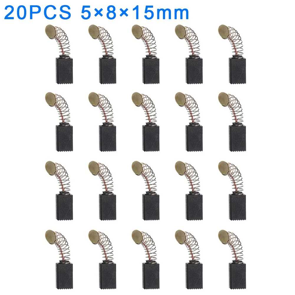 Sostituzione delle spazzole di carbone del motore elettrico 20Pcs per gli accessori dell'utensile elettrico della smerigliatrice di angolo di Bosch 5x8x15mm