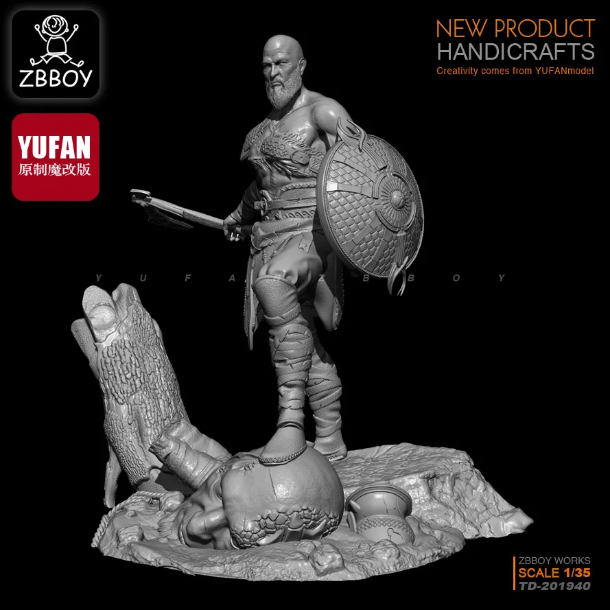 1/35  Resin Kits Immortal God of War Resin Soldier TD-201940