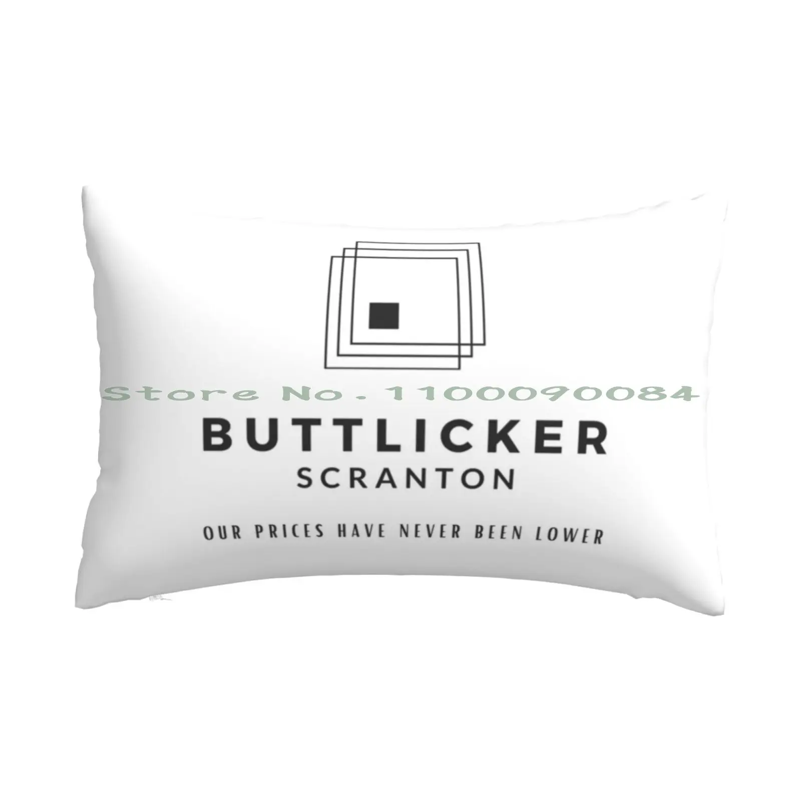 Buttlicker Our Prices Have Never Been Lower Pillow Case 20x30 50*75 Sofa Bedroom Jim Halpert Funny Office The Office Reference