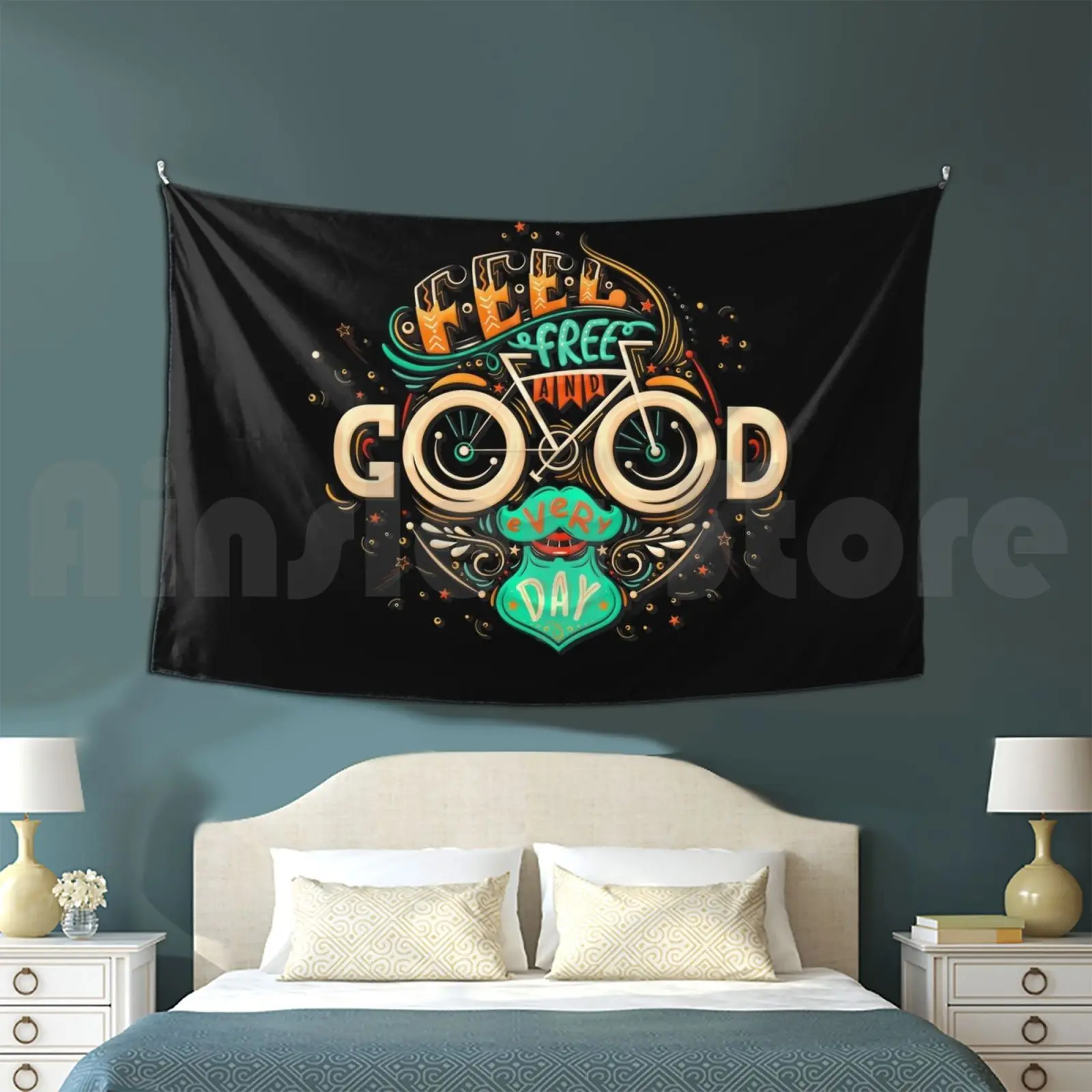 Feel Free And Good Every Day Uptown Tapestry Background Wall Hanging I Wish I Knew How It Would Feel To Be