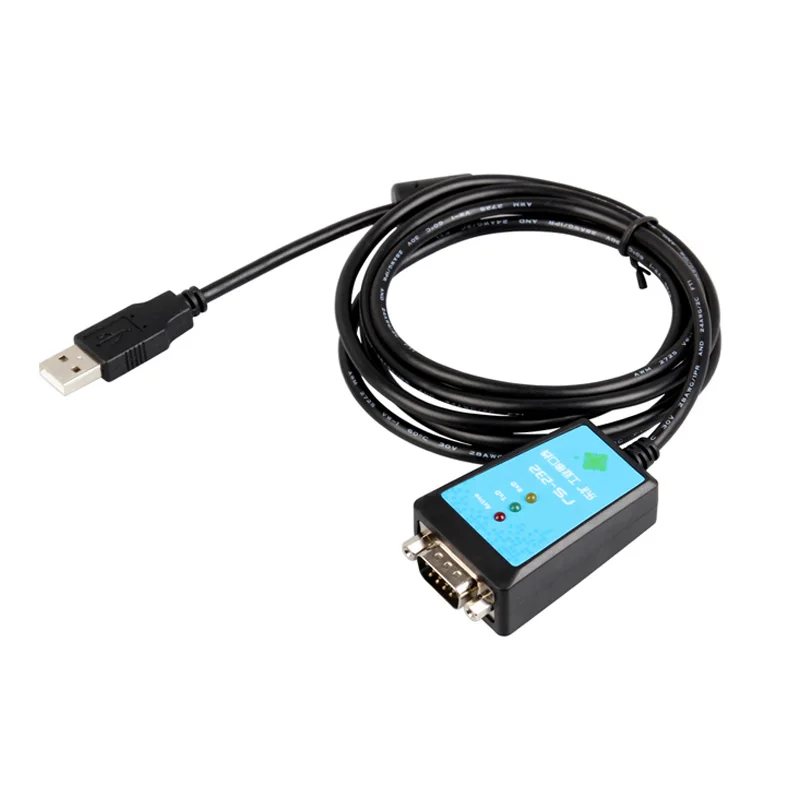 USB to RS232 COM Port Serial DB9 Pin Cable Adapter FTDI232 Chipset for Windows 7 8.1 XP Vista Mac OS USB RS232 COM Magnetic Ring