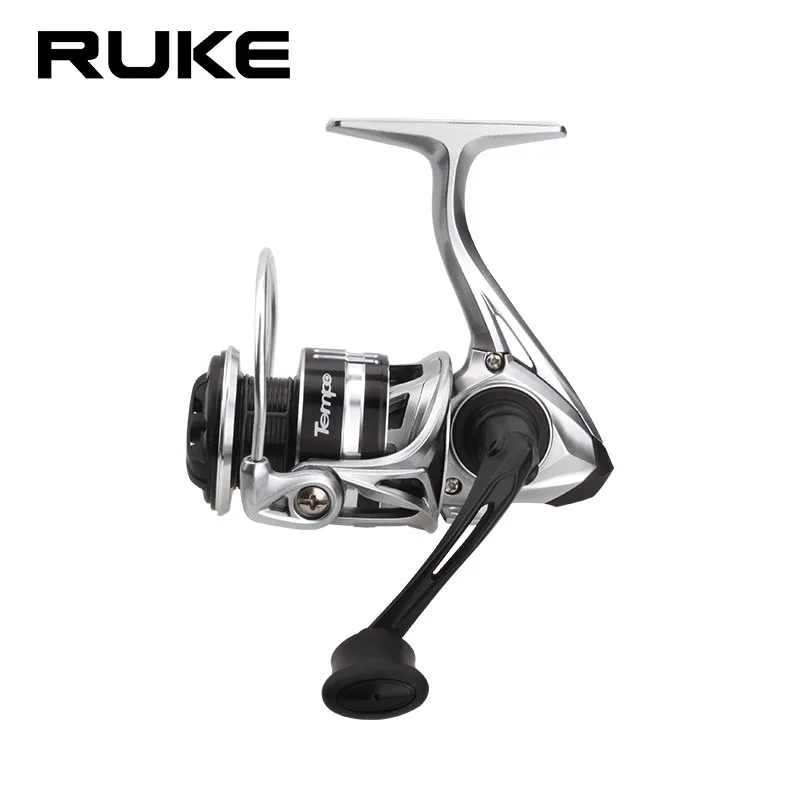 RUKE Fishing Spinning Reel Gear Ratio 5.2/6.2:1 Bearing 10+1 alloy Spool Model 1000-4000 Model High Quality Spinning Reel