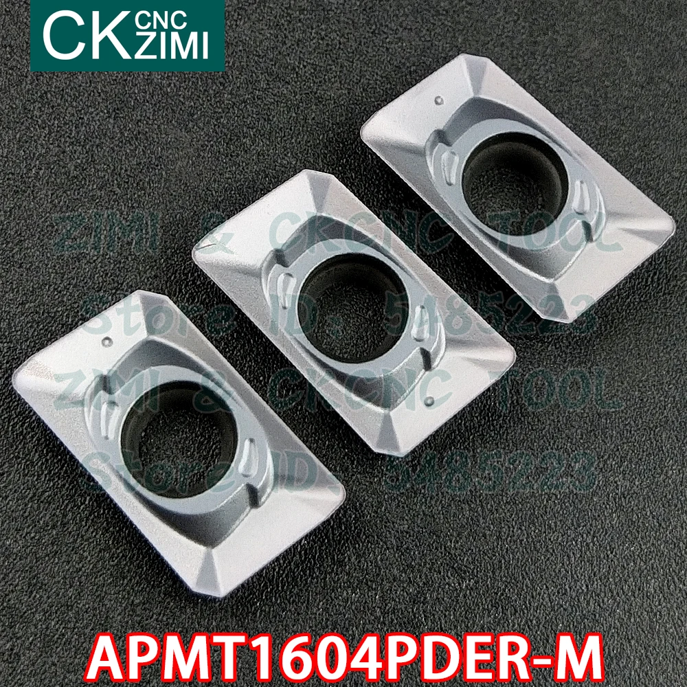 APMT1604PDER-M ZM2125 APMT 1604 PDER M Carbide Inserts Shoulder milling Inserts Tools CNC Metal lathe indexable tools for steel