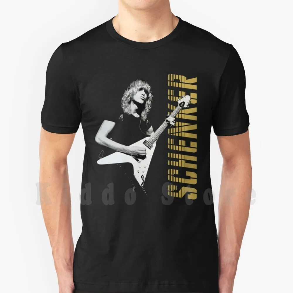 Camiseta con estampado de Michael Schenker para hombre, camiseta nueva y fresca de algodón, Michael Schenker Msg Michael Schenker Group Ufo Ufo Band Scorpions