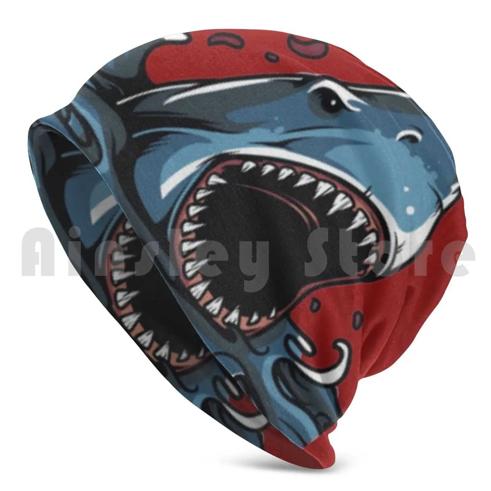 The Good Shark Beanie Hedging Cap DIY Print Cushion Shark Week Shark Tank Shark Week 2021 Shark Tale Shark Attack Shark