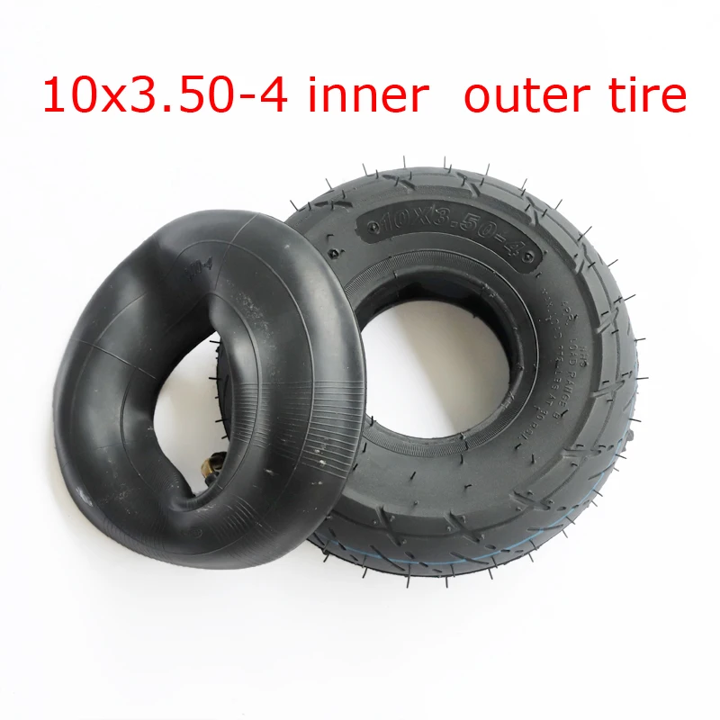 High Performance scooter Mini moto accessory 10x350-4 tube tire 10x3.50-4 inner and outer tyre Mini Moto