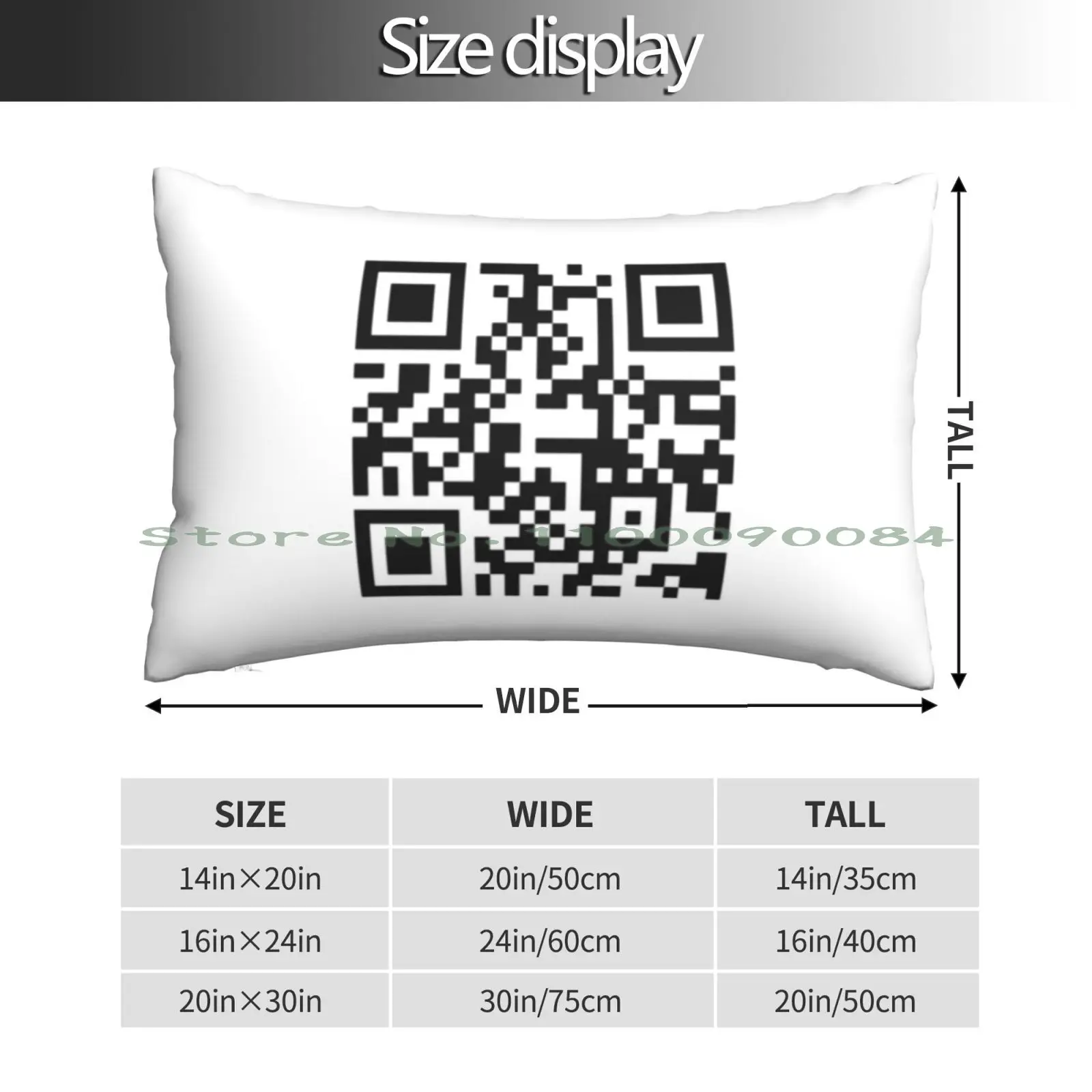 Xvideo Qr Pillow Case 20x30 50*75 Sofa Bedroom Roma Invicta Spqr Long Rectangle Pillowcover Home Outdoor Cushion Decor