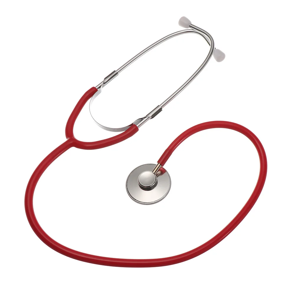 Kids Stethoscope Toy Simulation Doctor\'s Toy Family Parent-Child Games Imitation Plastic Stethoscope Accessories 7 Colors