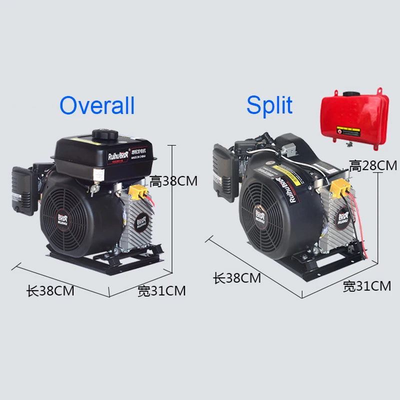 Imagem -03 - Extensor de Escala de Baixo Ruído Inteligente Freqüência Variável Veículo Elétrico 4kw 5kw 6kw 7kw 48v 60v 72v