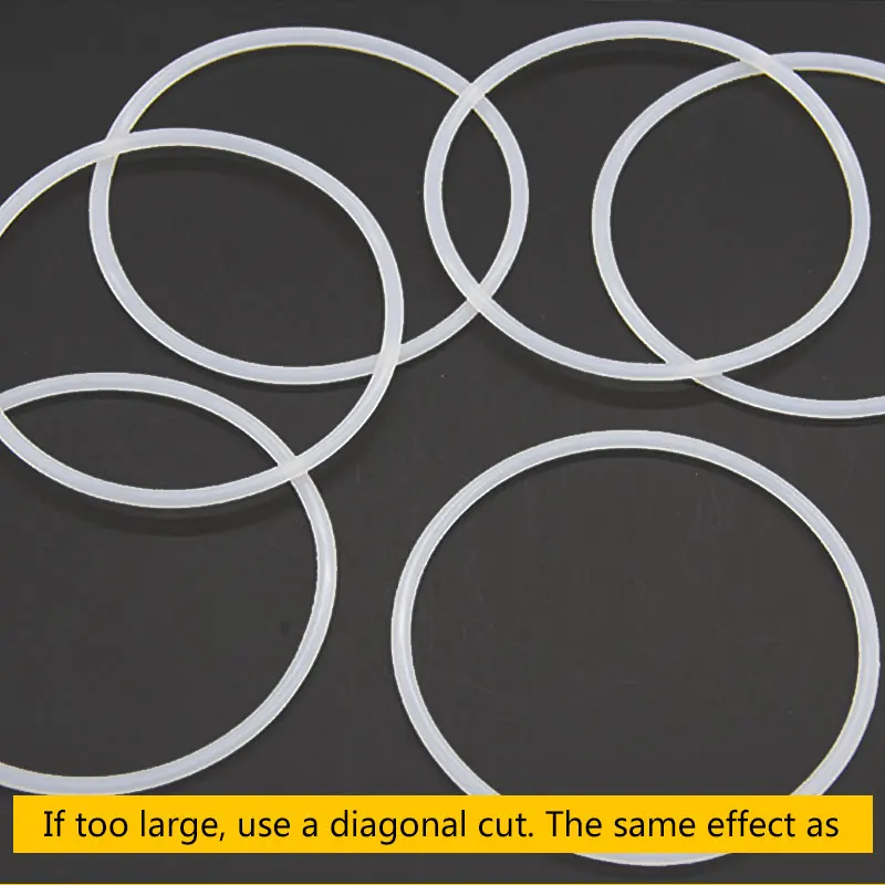 10 Inch Filter Bottle Sealing Ring O-ring Silicone Rubber Water Purifier Leather Ring Thickened 95MM * 4MM Waterproof