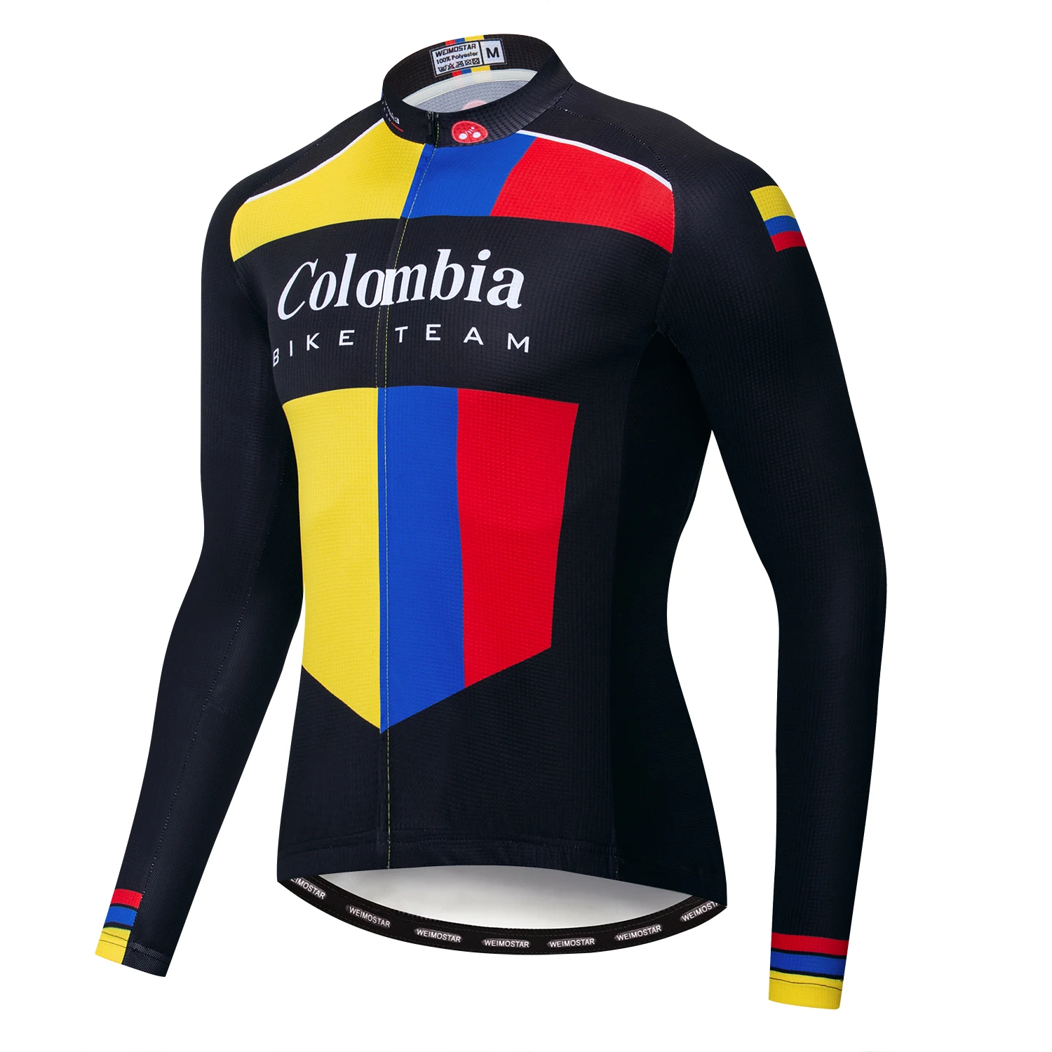 

Columbia Cycling Jerseys Long Sleeve Bike Bicycle Wear Tops Ropa Ciclismo Jacket Men's Sportwear Green Cycle Jerseys