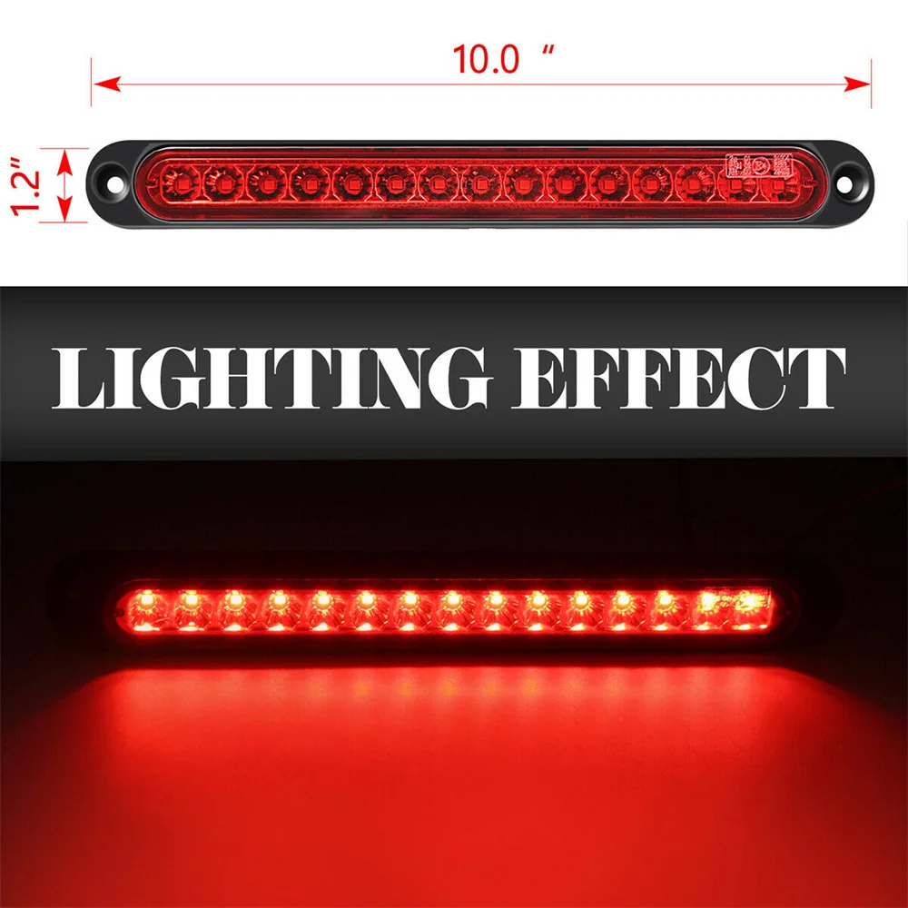 2PCS 24v LED Lights Truck Rear Lights 12 v Tail Lights Trailer Tail Light Waterproof 15LED Stop Brake Light For Trailer