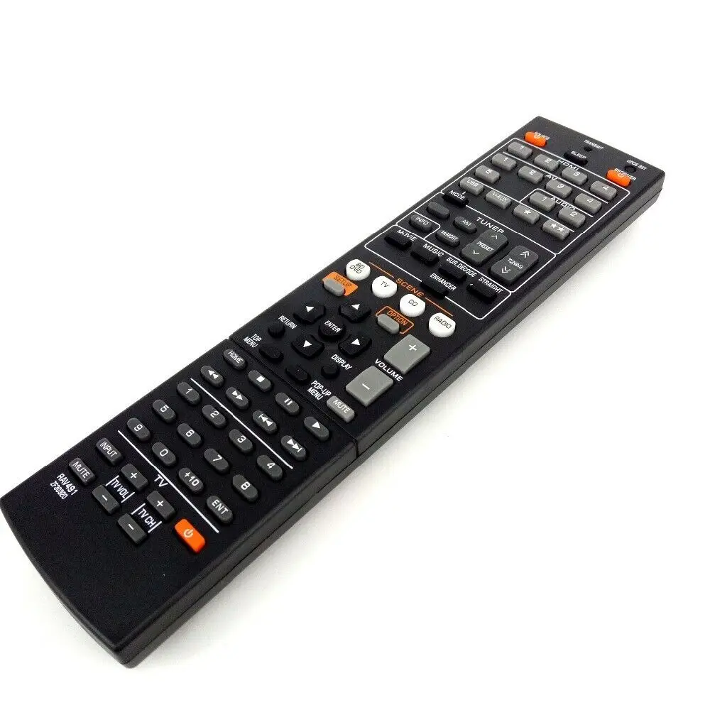 NEW Remote Control RAV491 for YA-MAHA RAV463 ZA113500  RAV494 ZF30320 RX-V373 HTR-3066 HTR-3066BL HTR-4066 RX-V475 RX-V373BL