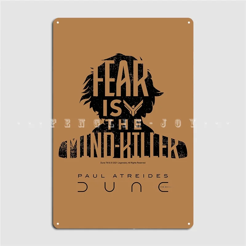 Dune 2020 Paul Atreides Metal Plaque Poster Wall Plaque Garage Club Club Home Custom Tin Sign Poster