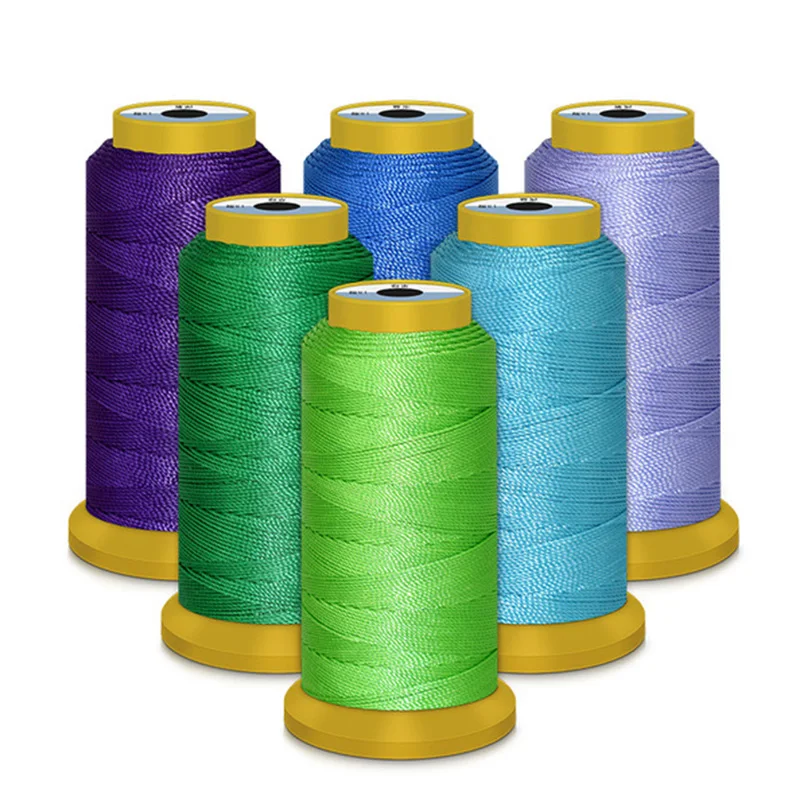 

0.2 0.5 0.7 0.8 1MM/Roll High Speed Polyester Sewing Thread Embroidery Thread DIY Beading Wire Jewelry Cord String for Crafting