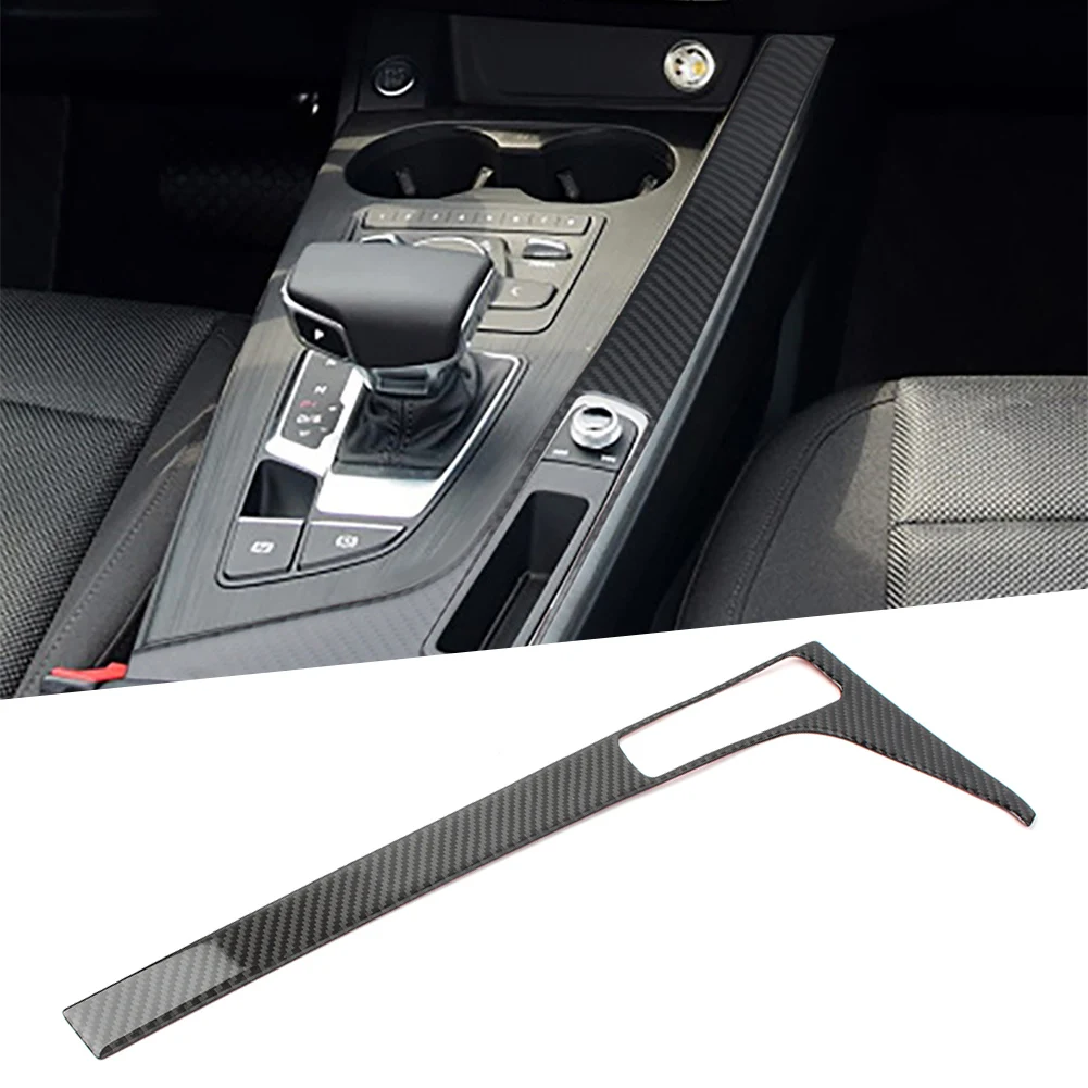 

Carbon Fiber Car Console Gear Shift Box Frame Trim Cover Decoration Sticker For Audi A4 B9 A5 S5 2017 2018 2019 2020