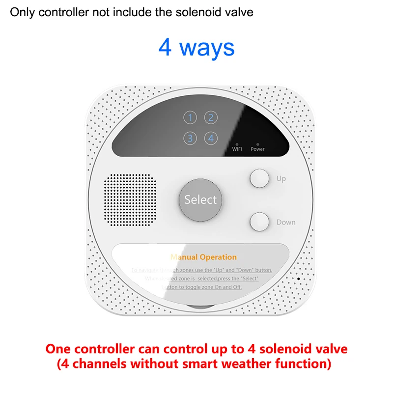 WiFi Smart Voice Irrigation Controller Smart Irrigation Solenoid Valve Watering System Garden Irrigation Timer