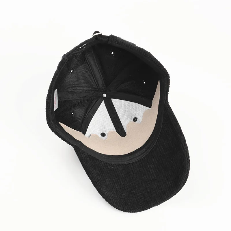 New Summer Fashion Hip Hop Hat Wave Embroidery Corduroy Baseball Cap Men And Women Outdoor Sports Leisure Sun Hats Snapback Caps