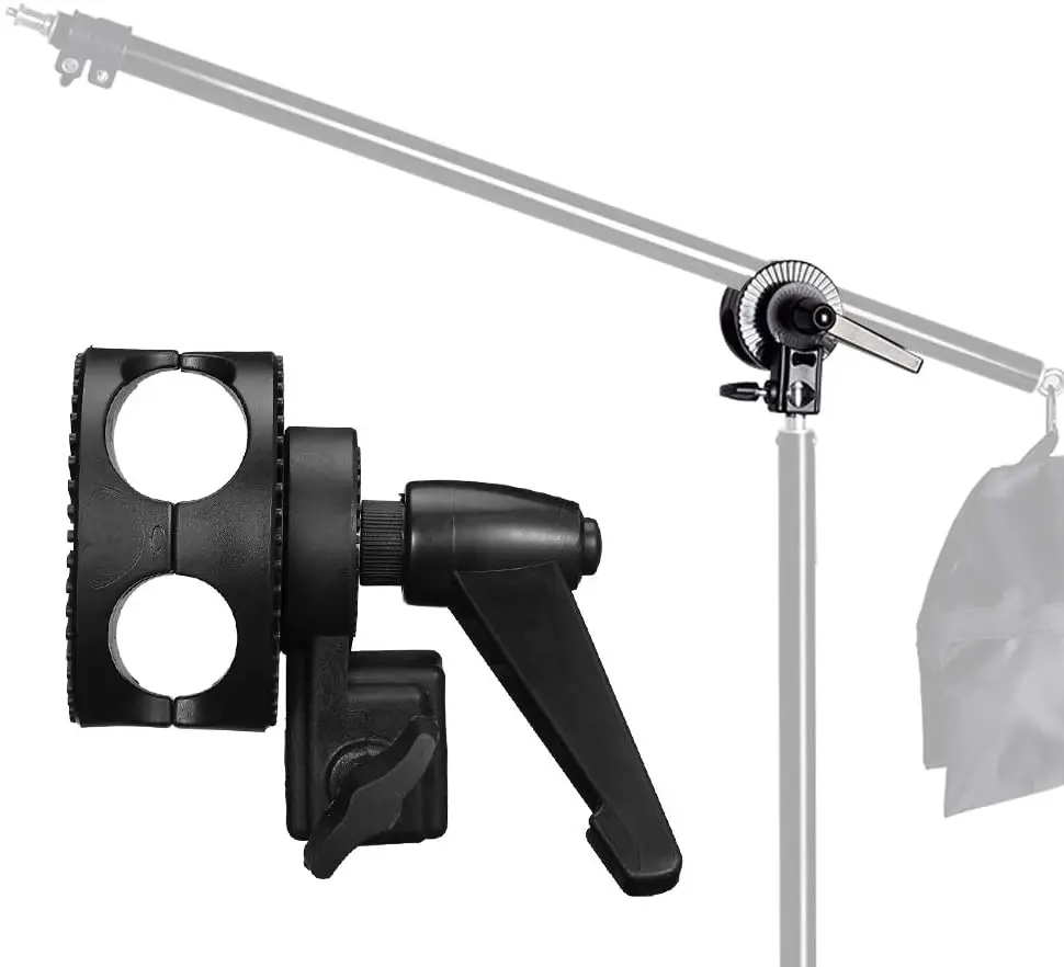 Grip Swivel Head Clamp Holder Bracket Adapter, Extension Boom Arm ,Reflector Arm Support and Other Photographic Equipment