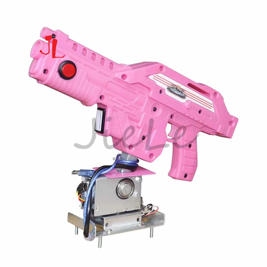 

2 Pieces Gun 3 Colors 4 Types for Aliens, Farcry, The House of The Dead 3, Arcade DIY Kit Simulator Shooting Game Machine