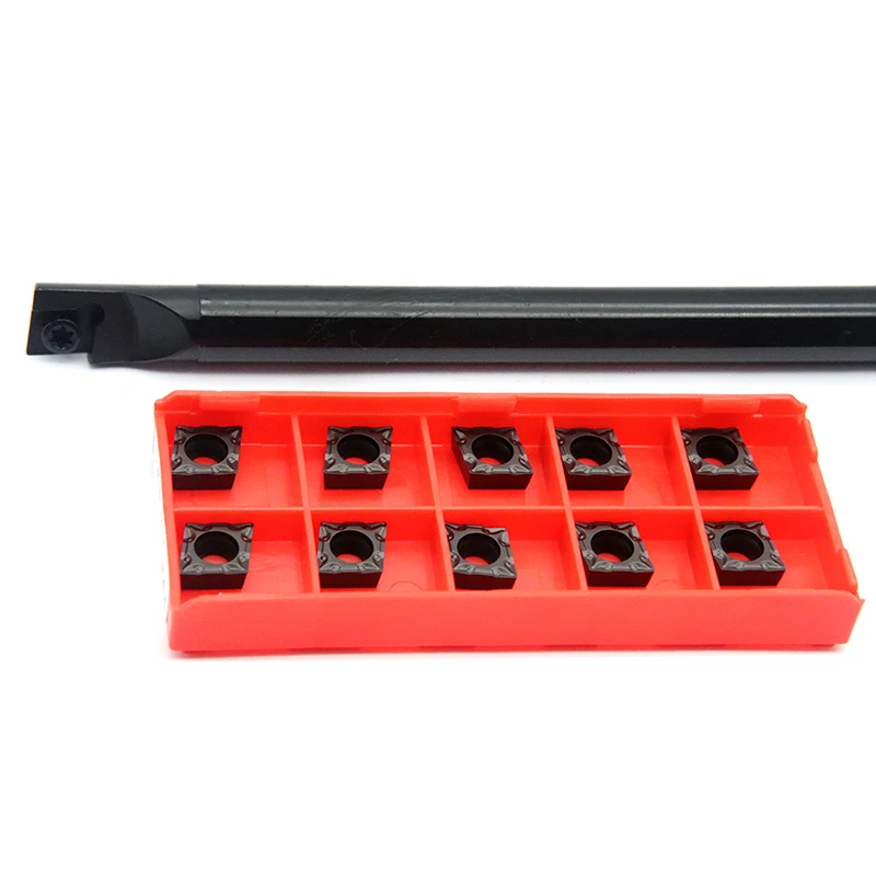 10 قطعة CCMT09T304 TM PC4125 كربيد إدراج 1 قطعة S12M SCLCR09 الداخلية تحول أداة حامل آلة خرط تعمل بالتحكم الرقمي بواسطة الحاسوب القاطع أداة مجموعة للصلب
