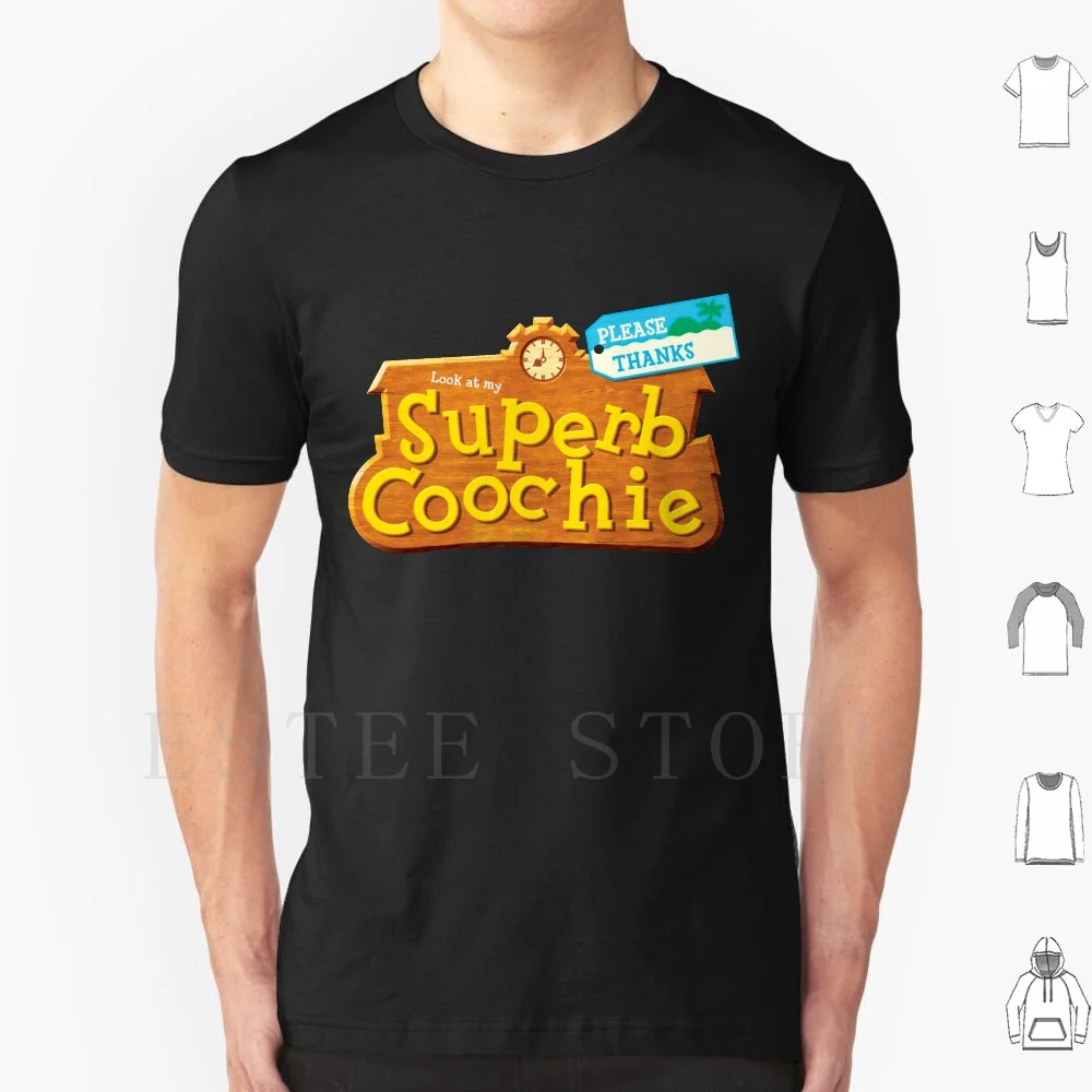 Superb Coochie Animal T Shirt Print Cotton Sbubby Acnh Animal Gaming Animal New Horizons Switch New Horizons New Leaf