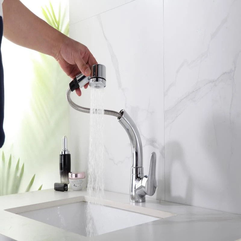 

Single Hole Touchless Bathroom Faucet in Chrome