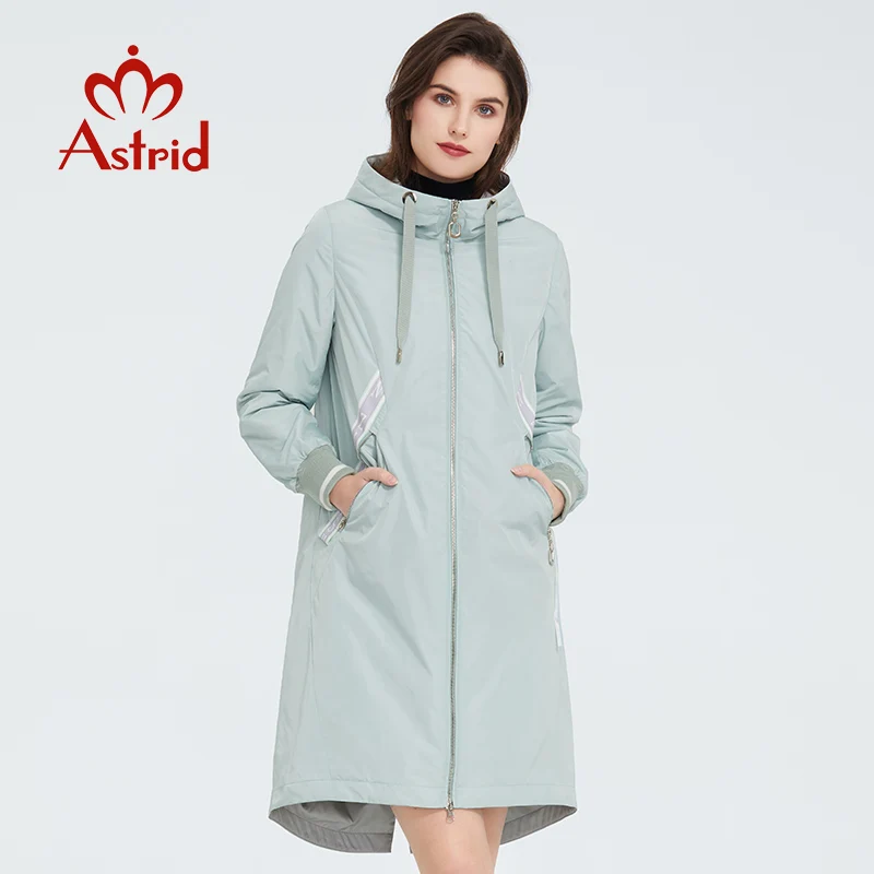 Astrid new arrival Spring classic style length women coat Warm Cotton Jacket fashion Parka high quality Outwear ZM-3556