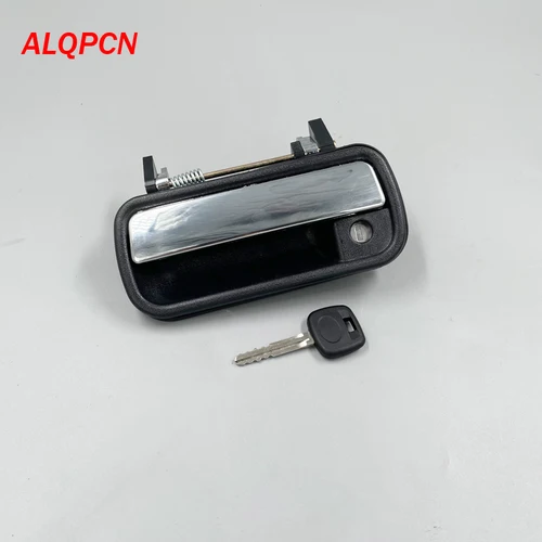 Imagen 2 del producto Manija exterior de puerta delantera con cerradura y cilindro de llave para toyota hilux pickup Rn85 1988-1998