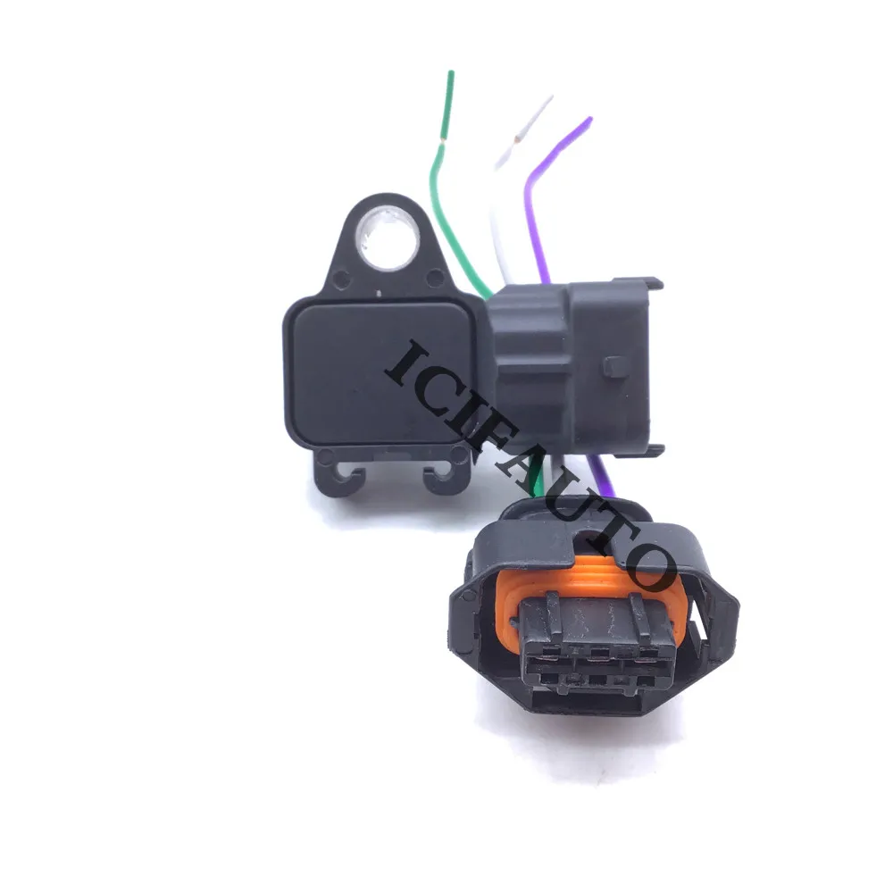 Sensor de Presión MAP con Conector para GMC Sierra, Buick, Cadillac, Chevrolet Silverado, Tahoe, Cruze, SSR, Sonic, Hummer H2, H3 12591290