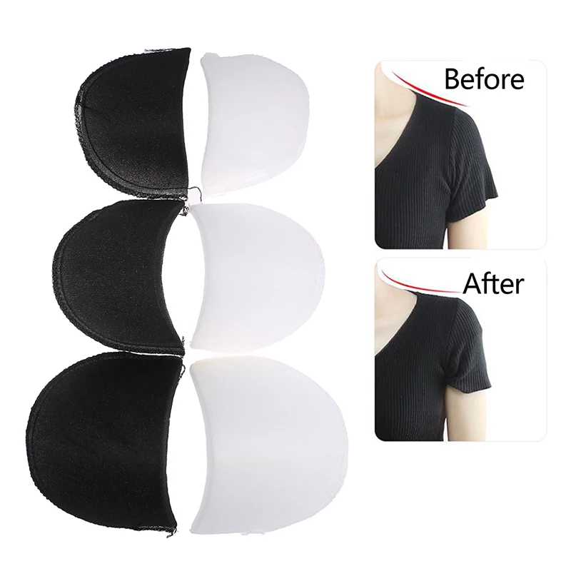 10pcs=5Pairs Soft Padded Shoulder Pad Encryption Foam Shoulder Pads For Blazer T-shirt Clothes Sewing Accessories