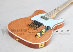 Custom  Made Electric Guitar,Tele Guitar,body,Acacia wood Veneer,Maple Fingerboard HS pickups