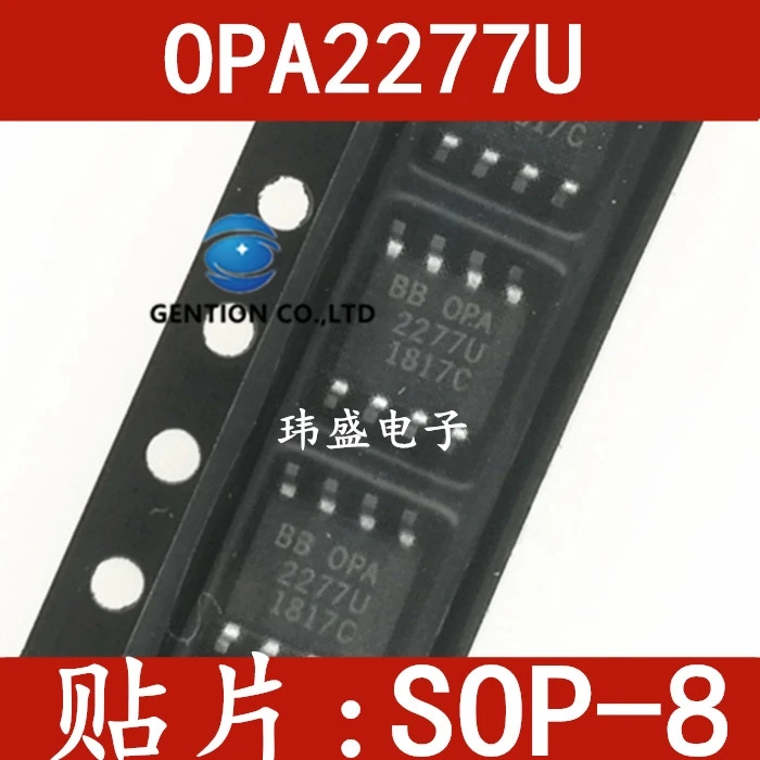 10PCS OPA2277U OPA2277 SOP8 OPA2277UA dual precision operation amplifier in stock 100% new and original