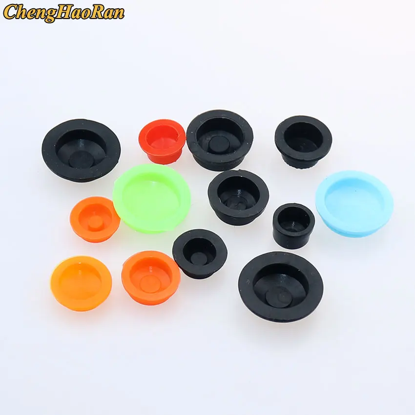 1x10/11/12/14.5/15/16 mm LED Flashlight middle side/tail click Switch Cap tailcap Soft Silicone boot protective button tail cap