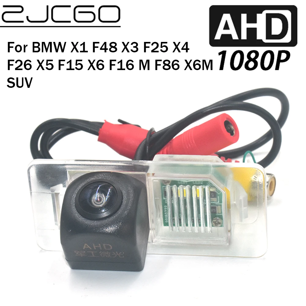 

ZJCGO Car Rear View Reverse Backup Parking AHD 1080P Camera for BMW X1 F48 X3 F25 X4 F26 X5 F15 X6 F16 M F86 X6M SUV