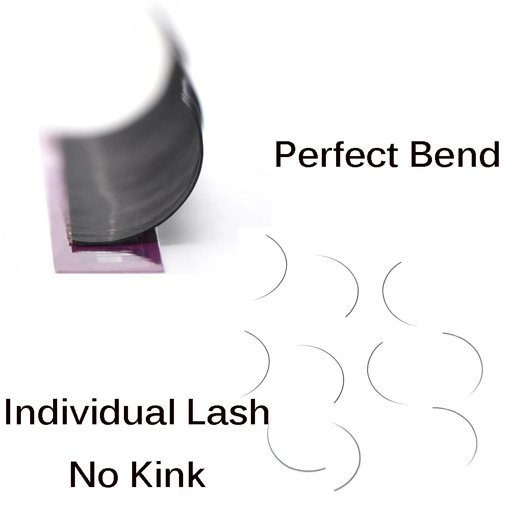 I Beauty Glossy Eyelashes Diamond Silk Lash Individual Mink Eyelash Extension IB Maquiagem Cilios 0.07 C D