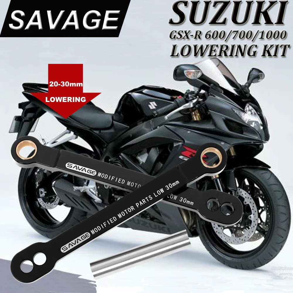 Lowering Links Kit For SUZUKI GSX-R 600 750 1000 Motorcycle Accessories GSXR GSXR600 GSXR750 GSXR1000Cushion Drop Adjustable