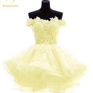 Bealegantom-Lilac Lilac Short Dresses of Ball, Party Dress, Sweetheart Flowers Organza, Graduation Dress, New, 2023 12 Main sales dress for graduation - №1