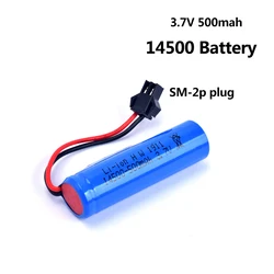 14500 bateria do C2 D828 części do zdalnie sterowanego samochodu 3.7V 800mah akumulator litowo-jonowy do JJRC RC Stunt Dump samochody zabawkowe akcesoria SM-2P