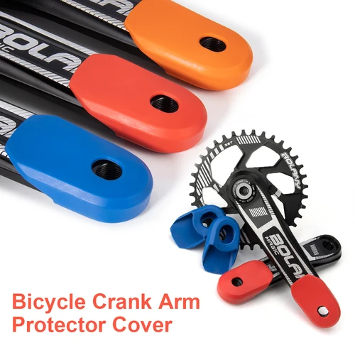 Imagen 1 del producto VIARON 2 unids/set cubierta protectora de brazo de manivela de bicicleta tapas de bielas de bicicleta de montaña y carretera funda de silicona antipolvo accesorios de ciclismo MTB
