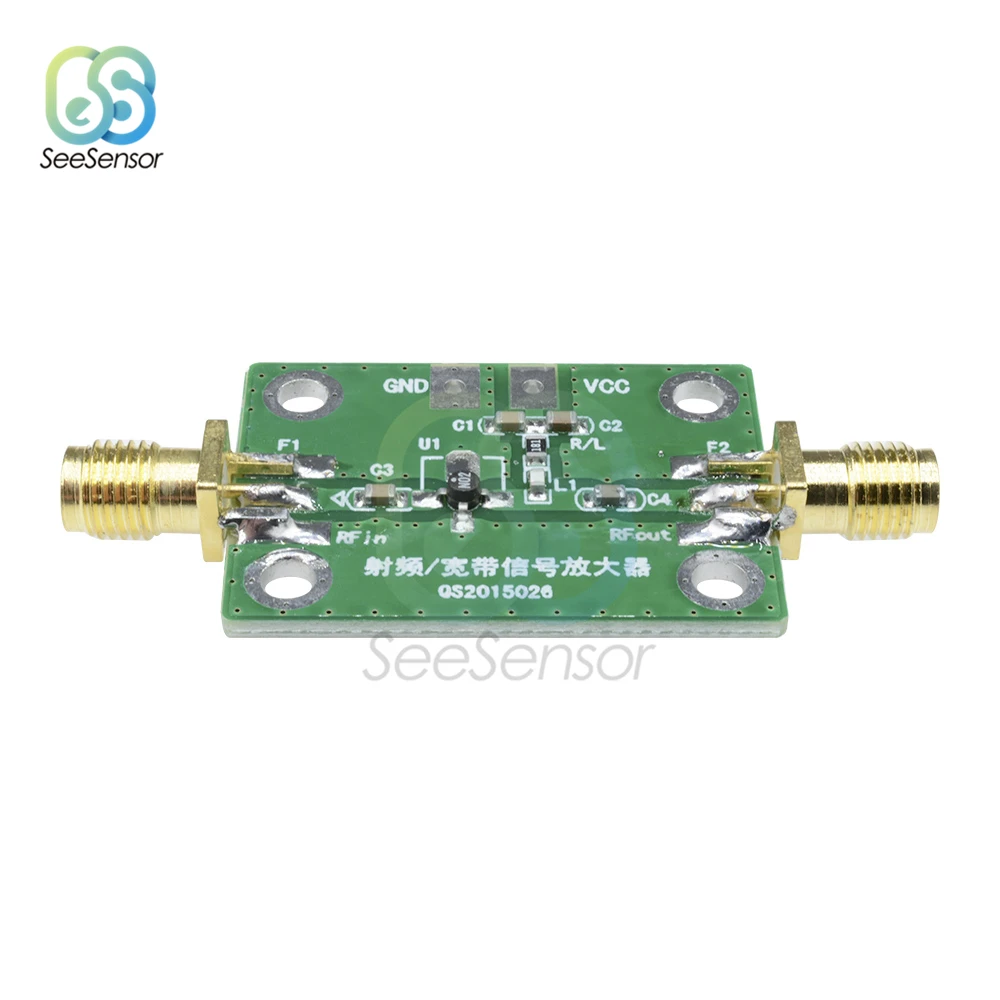 0.1-2000MHz RF Wideband Amplifier Broadband Module Receiver Gain 30dB Low-noise LNA