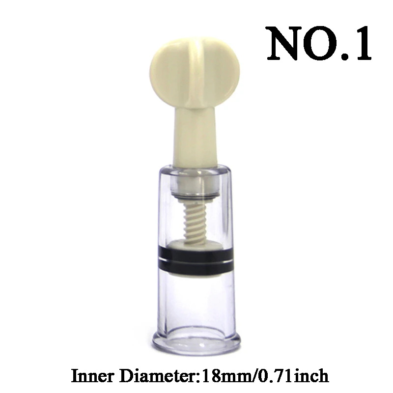 6 Sizes Breast Nipple Sucker Sexy Breast Massage Clip Enhancement Vacuum Pump Sucker Breast Enlarger Vibrating Sex Adults Toys